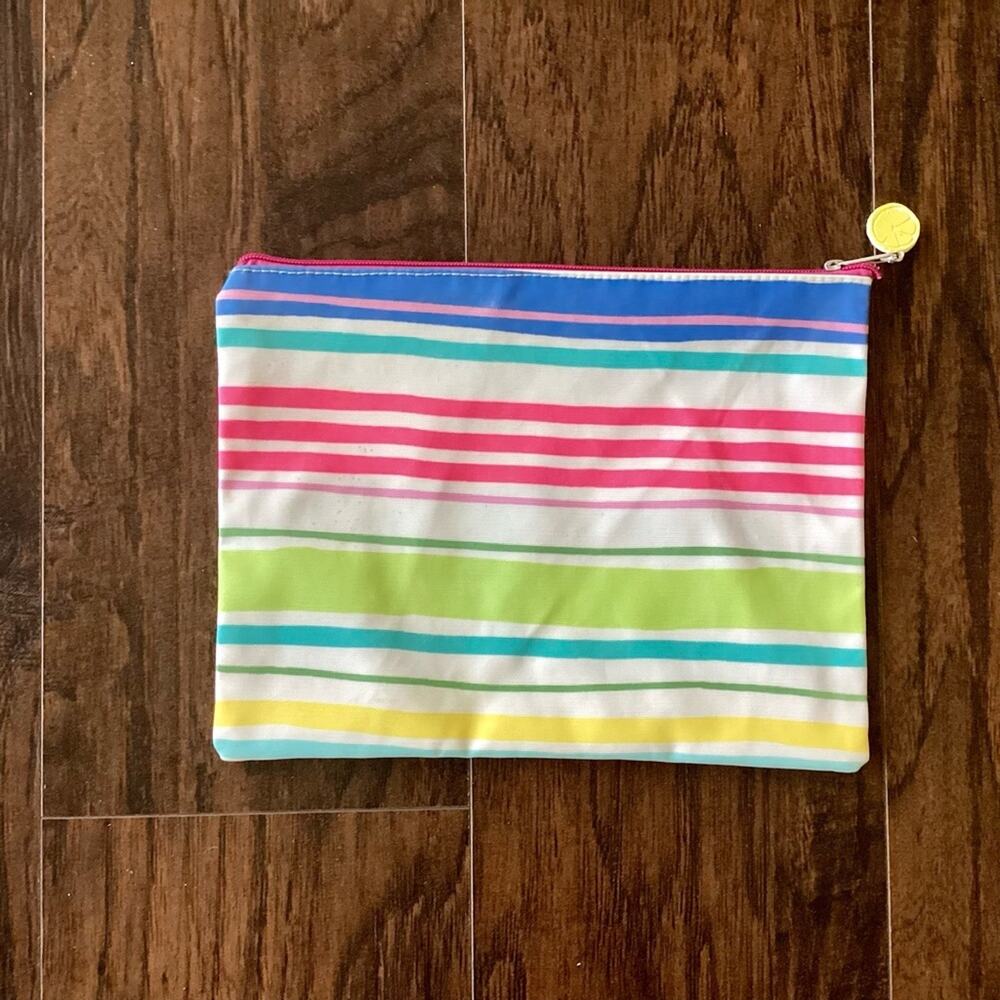 Canvas Womens Accessory Full Zipper Pouch
